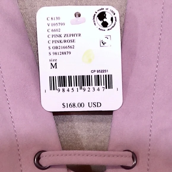 NWT Free People Pink Zephyr Mini Dress Pink/Rose Soft Suede-Like, Lace-Up,SizeM - Picture 9 of 9